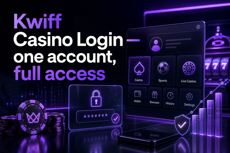 Kwiff Casino Login - one account, full access