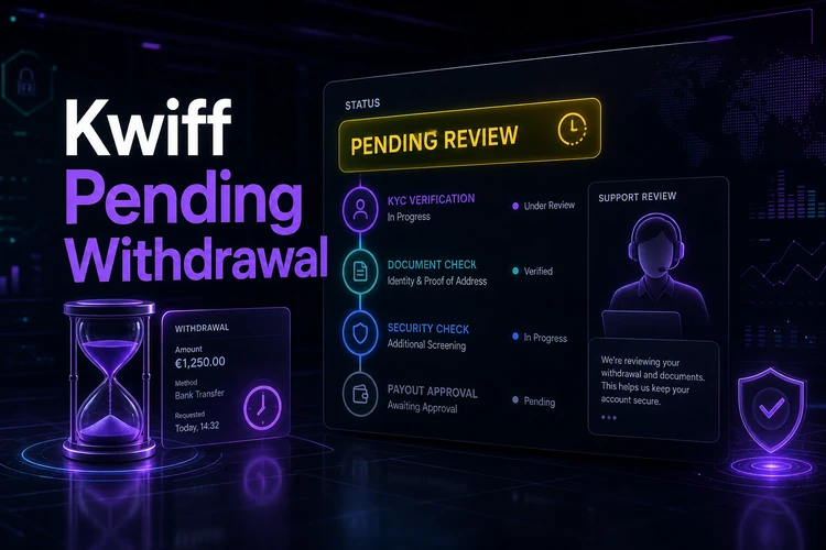 Kwiff Pending Withdrawal